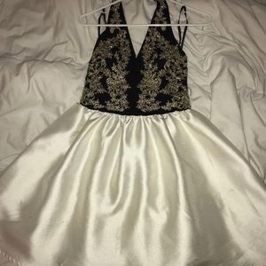 Black and White Prom Dress